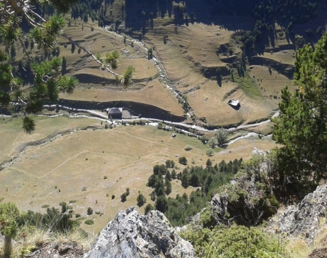  vista di andorra dall'alto